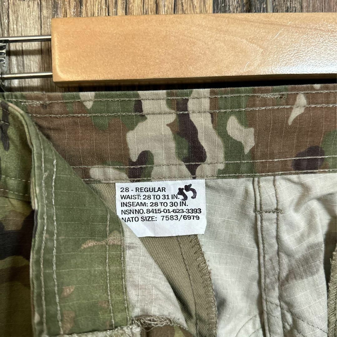 迷彩 カーゴ パンツ ワーク 軍服 アメカジ カーキ メンズ カモ柄 USA古着 メンズのパンツ(ワークパンツ/カーゴパンツ)の商品写真