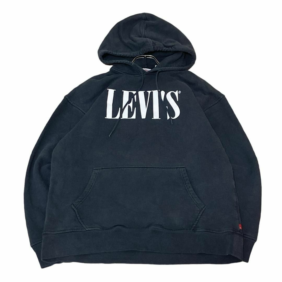 Levi's(リーバイス)のリーバイス スウェットパーカー ロゴタグ フーディ 裏フリース US古着az5 メンズのトップス(パーカー)の商品写真