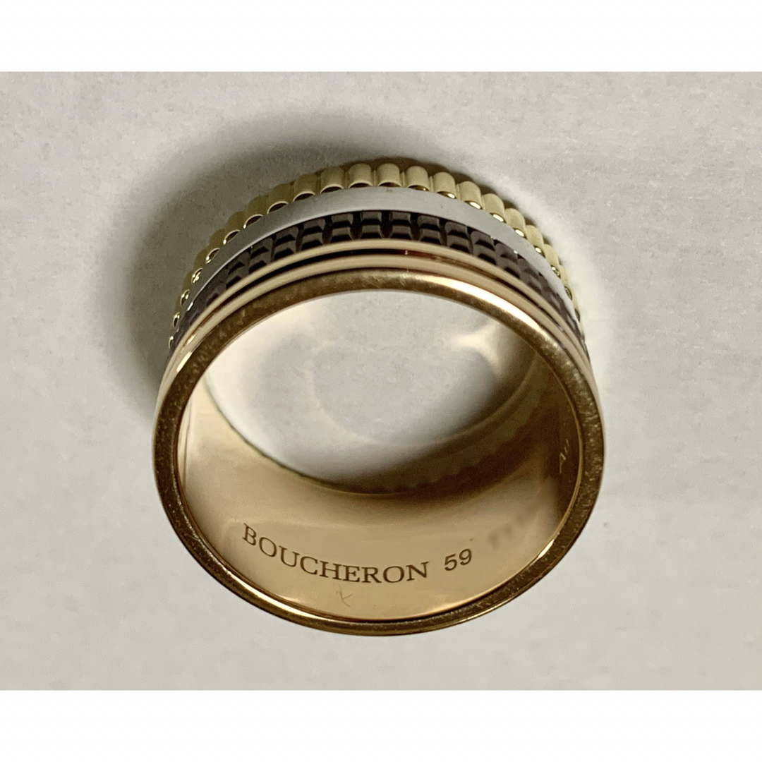 BOUCHERON キャトルクラシックリングラージ 59サイズ17号 ほぼ未使用 メンズのアクセサリー(リング(指輪))の商品写真