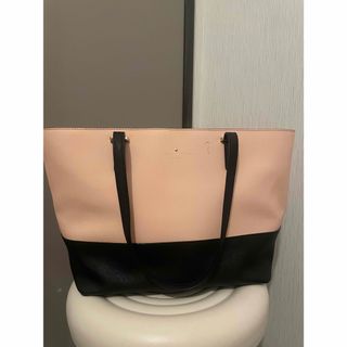 ケイトスペードニューヨーク(kate spade new york)のケイトスペード トートバッグ 肩かけバイカラーピンク黒 katespade (トートバッグ)