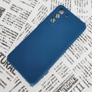 Galaxy S21 シリコンケース (6) サファイアブルー(Androidケース)