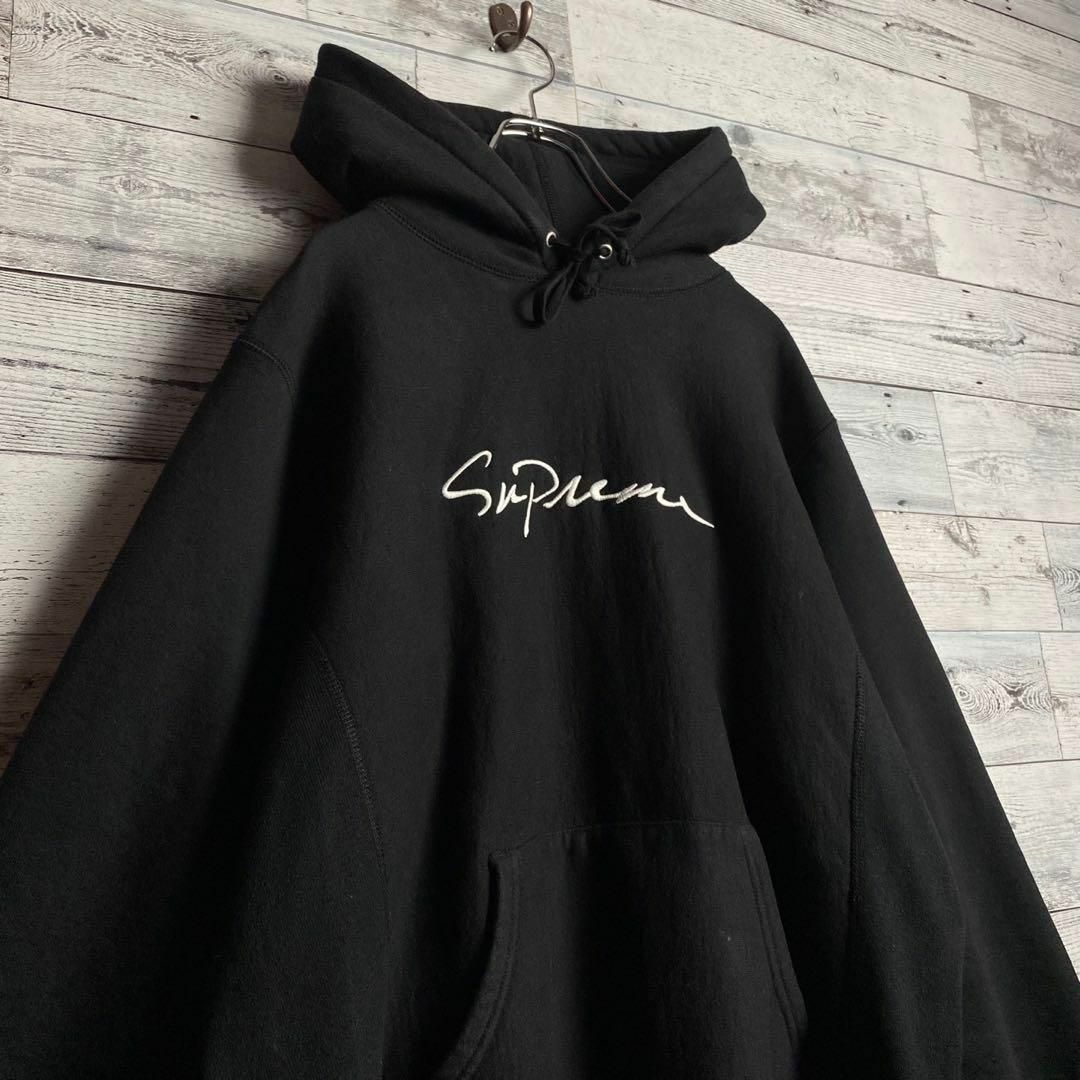 Supreme(シュプリーム)の【即完売モデル】シュプリーム☆筆記体刺繍ロゴパーカー 入手困難 希少　肉厚 その他のその他(その他)の商品写真