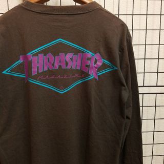 THRASHER Big Back Printed L/S Tee