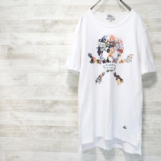 ヴィヴィアンウエストウッド(Vivienne Westwood)のVIVIENNE WESTWOOD MAN スカルオーブTシャツ-Wht/48(Tシャツ/カットソー(半袖/袖なし))