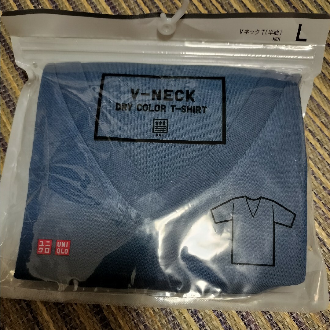 UNIQLO(ユニクロ)のユニクロ　ドライカラーＴシャツ　Vネック メンズのトップス(Tシャツ/カットソー(半袖/袖なし))の商品写真