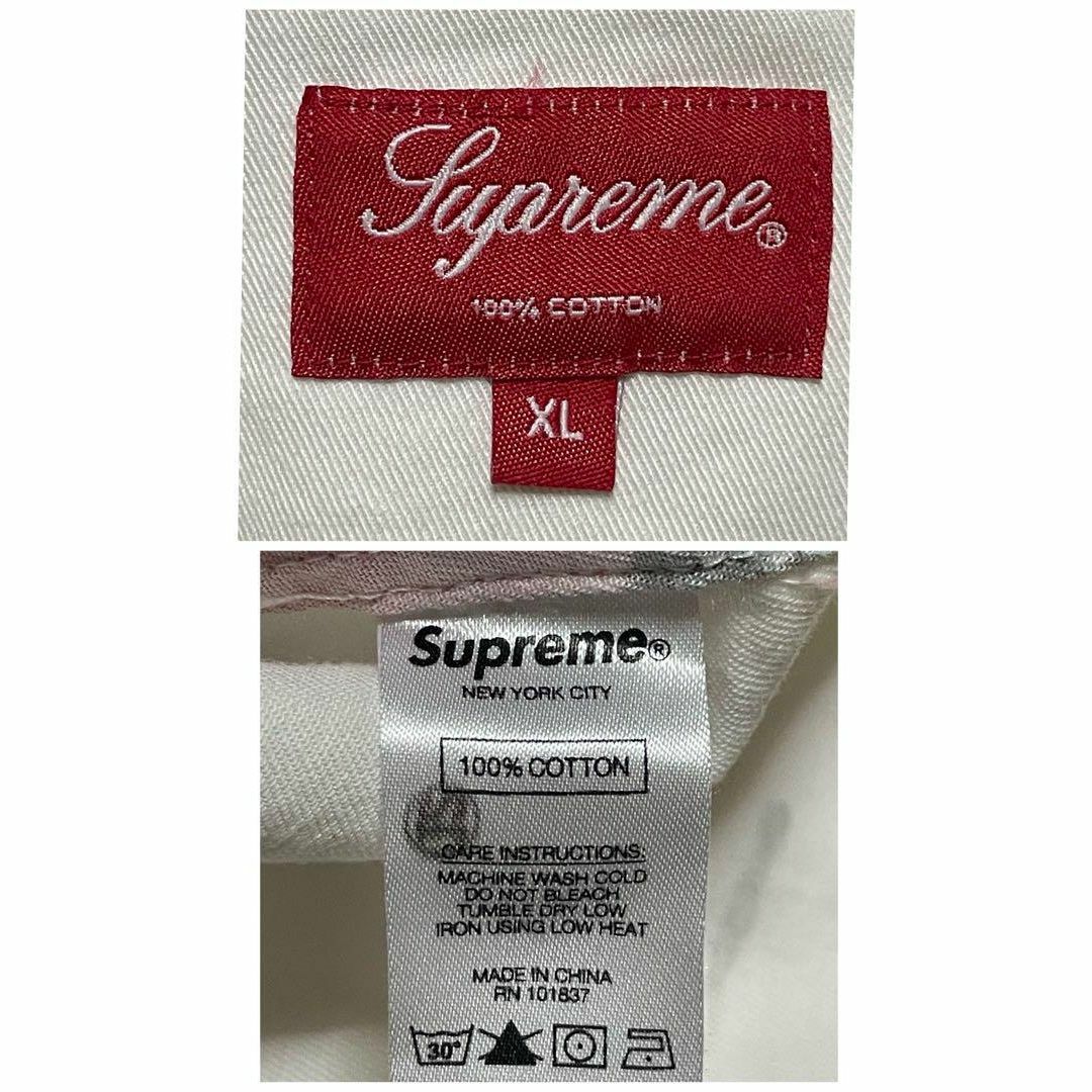 Supreme(シュプリーム)の【希少デザイン】シュプリーム☆総柄 ロゴ満載入り長袖シャツ　ドリル その他のその他(その他)の商品写真