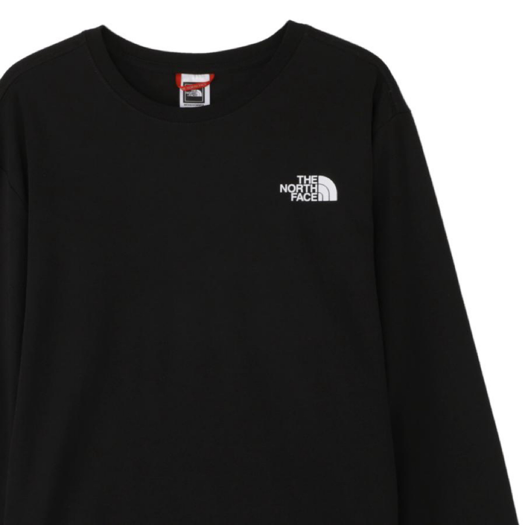 THE NORTH FACE(ザノースフェイス)のノースフェイス 長袖 メンズ ロンT レッドボックス スクエアロゴ 黒  M メンズのトップス(Tシャツ/カットソー(七分/長袖))の商品写真