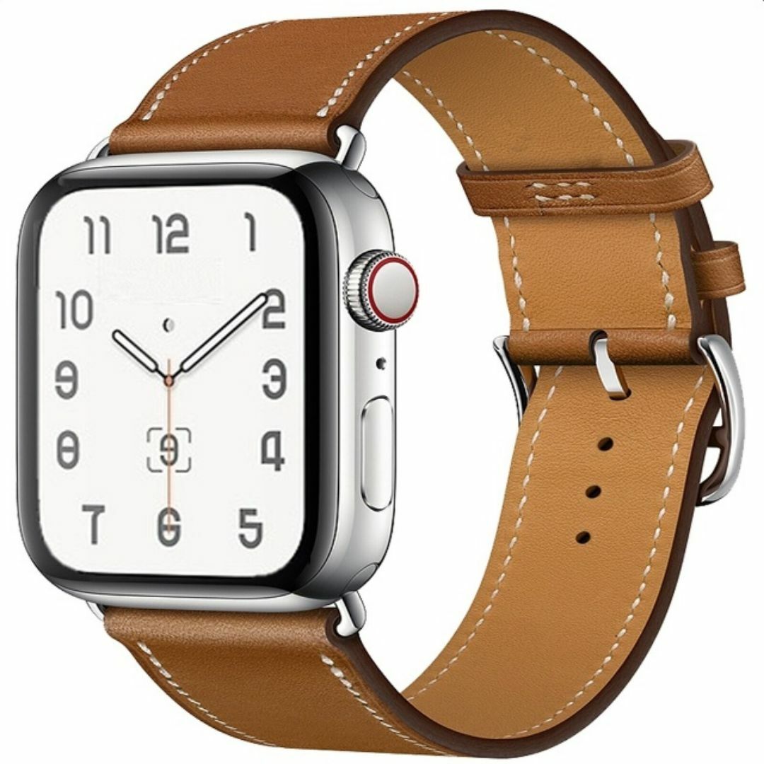 AppleWatch 革バンド  レザー アップルウォッチ 11 S メンズの時計(レザーベルト)の商品写真