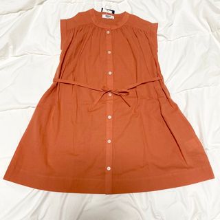 ブリーズ(BREEZE)のBREEZE シャツワンピース　ワンピース　新品　タグ付き　女の子　子供服(ワンピース)