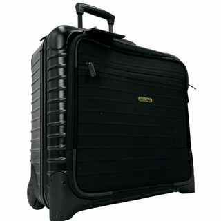 美品 リモワ スーツケース キャリーケース 機内持ち込み 2輪 ロゴ ブラック