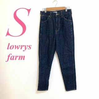 LOWRYS FARM - ローリーズファーム　スキニーパンツ　S　ネイビー　デニムパンツ　カジュアル　綿