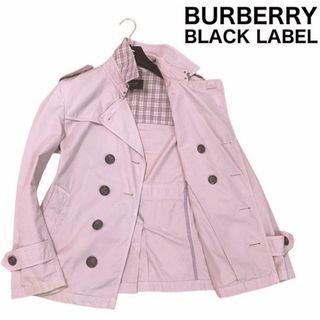 バーバリーブラックレーベル(BURBERRY BLACK LABEL)のBURBERRY BLACK LABEL ショートトレンチコート　ノバチェック(トレンチコート)