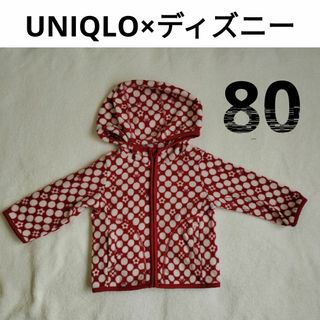 ユニクロ(UNIQLO)の53139　UNIQLO✕ディズニー　フリースパーカ(カーディガン/ボレロ)