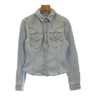 ディーゼル(DIESEL)のDIESEL ディーゼル カジュアルシャツ XS 水色(デニム) 【古着】【中古】(シャツ/ブラウス(長袖/七分))