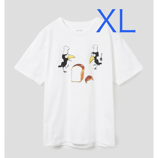 グラニフ(Design Tshirts Store graniph)のグラニフ　からすのパンやさん　Tシャツ　XL(Tシャツ/カットソー(半袖/袖なし))