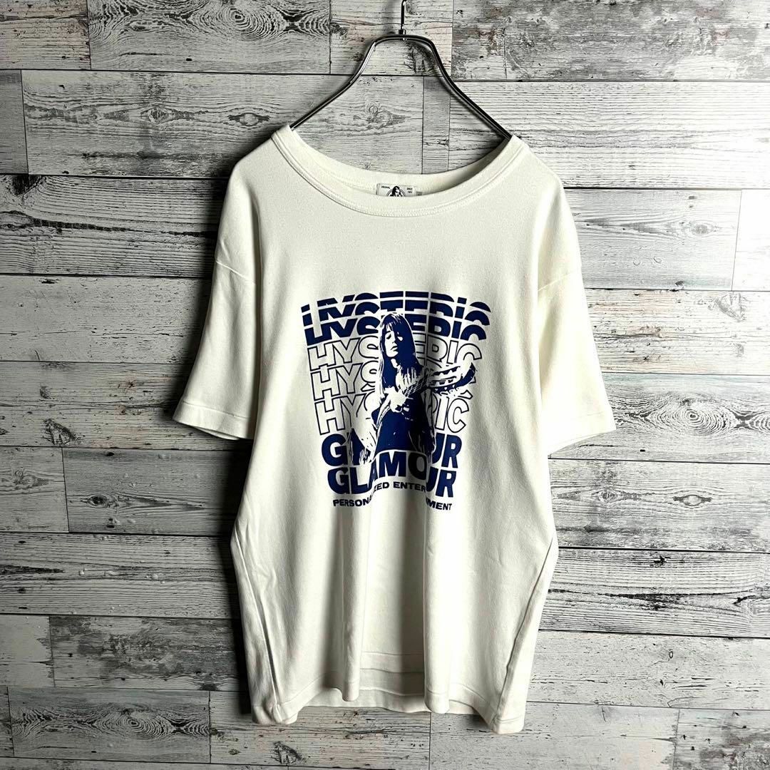 HYSTERIC GLAMOUR(ヒステリックグラマー)の【希少デザイン】ヒステリックグラマー☆ センター ビッグ ロゴ入り半袖Tシャツ その他のその他(その他)の商品写真