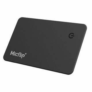 【色:ブラック】MICFLIP 紛失防止タグ カード 忘れ物防止 タグ IP67(その他)