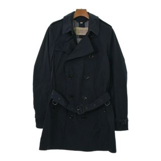 BURBERRY BRIT バーバリーブリット トレンチコート XS 紺 【古着】【中古】(トレンチコート)