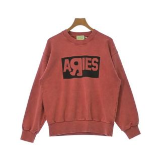 アリエス(aries)のAries アリエス スウェット M 赤 【古着】【中古】(スウェット)