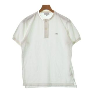 LACOSTE ラコステ Tシャツ・カットソー 3(M位) 白 【古着】【中古】