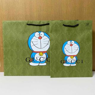 GUCCI ドラえもんコラボ ショッパー 紙袋 グッチ×DORAEMON 2枚 GUCCI ドラえもんコラボ ショッパー 紙袋 グッチ×DORAEMON 2枚