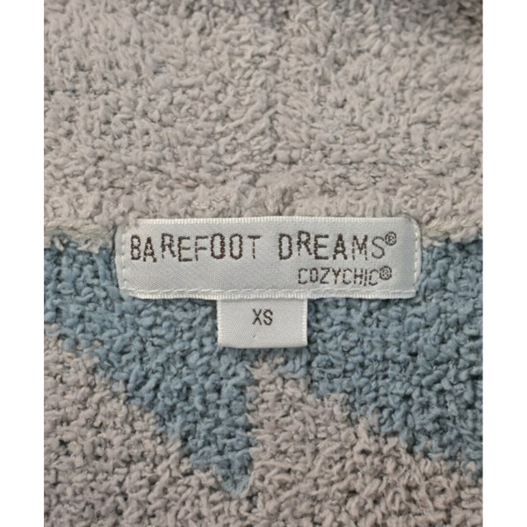 BAREFOOT DREAMS(ベアフットドリームス)のBAREFOOT DREAMS カーディガン XS グレーx青x黒等(総柄) 【古着】【中古】 メンズのトップス(カーディガン)の商品写真