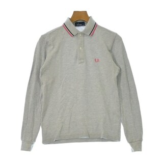 FRED PERRY - FRED PERRY フレッドペリー ポロシャツ S グレー 【古着】【中古】