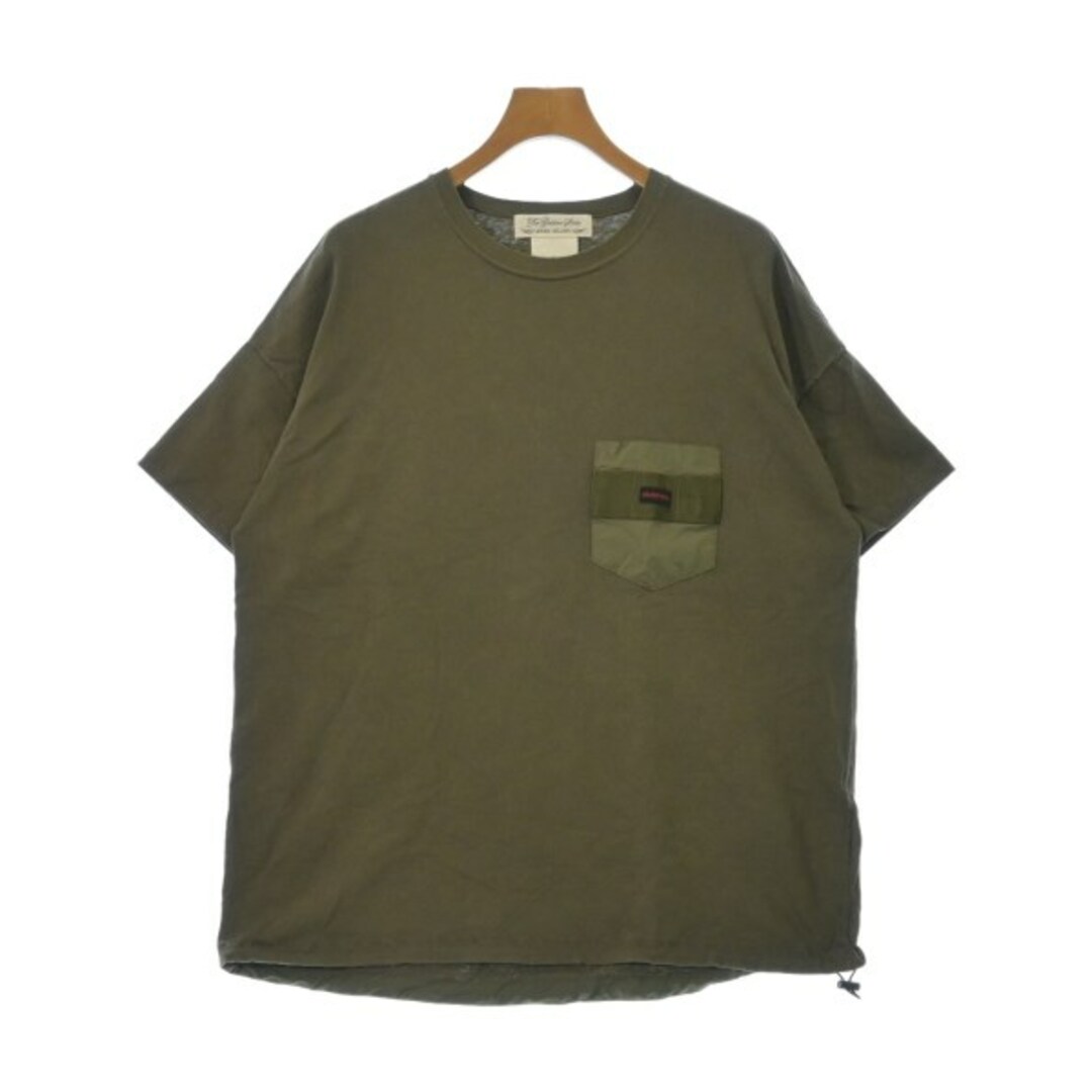 REMI RELIEF(レミレリーフ)のREMI RELIEF レミレリーフ Tシャツ・カットソー L カーキ 【古着】【中古】 メンズのトップス(Tシャツ/カットソー(半袖/袖なし))の商品写真