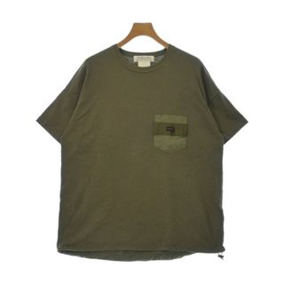 REMI RELIEF レミレリーフ Tシャツ・カットソー L カーキ 【古着】【中古】