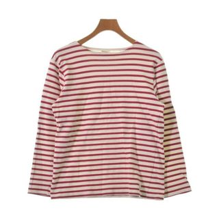 ORCIVAL オーシバル Tシャツ・カットソー 3(S位) 赤x白(ボーダー) 【古着】【中古】