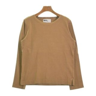 エムエイチエル(MHL.)のMHL. エムエイチエル Tシャツ・カットソー 2(M位) ベージュ 【古着】【中古】(カットソー(半袖/袖なし))