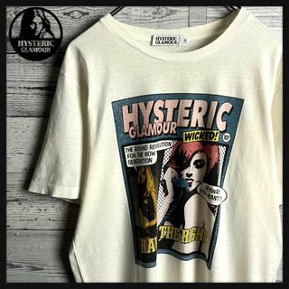 ヒステリックグラマー(HYSTERIC GLAMOUR)の【希少デザイン】ヒステリックグラマー☆ センター ビッグ ロゴ入り半袖Tシャツ(その他)