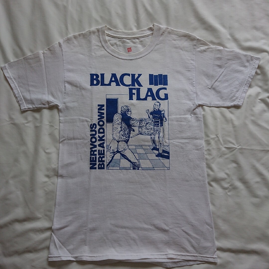 Hanes(ヘインズ)のBLACK FLAG ブラックフラッグ バンドTシャツ Hanes Sサイズ メンズのトップス(Tシャツ/カットソー(半袖/袖なし))の商品写真