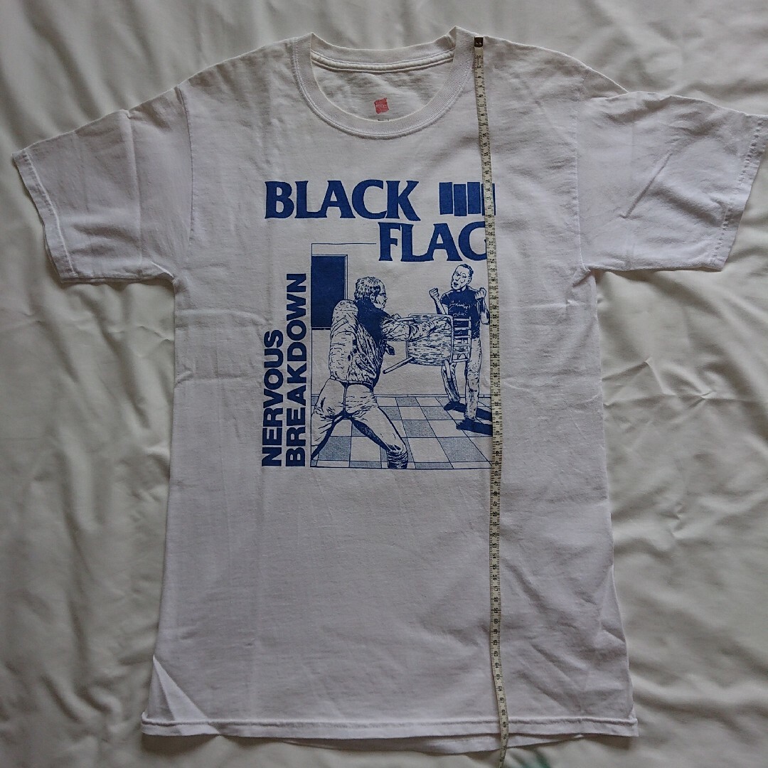 Hanes(ヘインズ)のBLACK FLAG ブラックフラッグ バンドTシャツ Hanes Sサイズ メンズのトップス(Tシャツ/カットソー(半袖/袖なし))の商品写真