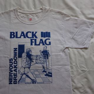 ヘインズ(Hanes)のBLACK FLAG ブラックフラッグ バンドTシャツ Hanes Sサイズ(Tシャツ/カットソー(半袖/袖なし))