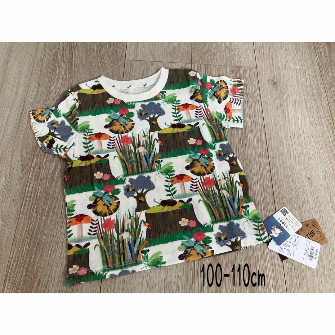 INSECT　COLLECTION(インセクトコレクション)のInsect Collection 昆虫ピクニックTシャツM 105cm キッズ/ベビー/マタニティのキッズ服男の子用(90cm~)(Tシャツ/カットソー)の商品写真