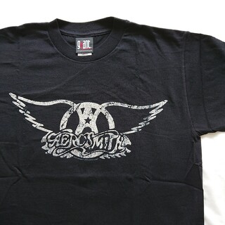 ジャイアント(Giant)のエアロスミス AEROSMITH バンドTシャツ ©️2001 空山基 当時物(Tシャツ/カットソー(半袖/袖なし))