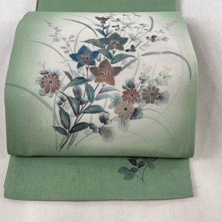 袋帯 秀品 お太鼓柄 正絹 【中古】(帯)