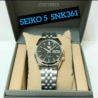 セイコー(SEIKO)の⊿SEIKO 5  SNK361K1  AUTOMATIC  セイコー５ 未使用(腕時計(アナログ))