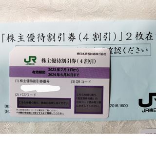 JR東日本 株主優待割引券 (4割引) 2枚(その他)