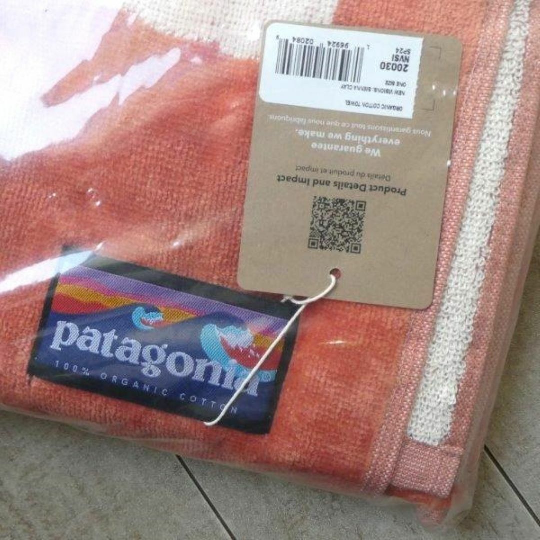 patagonia(パタゴニア)のPatagonia コットンタオル 91x163cm ＮＶ 未使用 メンズのファッション小物(その他)の商品写真