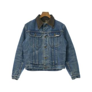 カーハート(carhartt)のCarhartt カーハート デニムジャケット -(M位) インディゴx茶 【古着】【中古】(Gジャン/デニムジャケット)