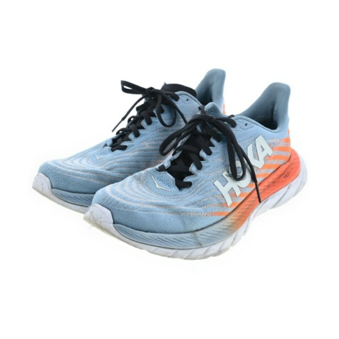 HOKA ONE ONE(ホカオネオネ)のHOKA ONE ONE ホカオネオネ スニーカー 26cm 水色xオレンジ 【古着】【中古】 メンズの靴/シューズ(スニーカー)の商品写真