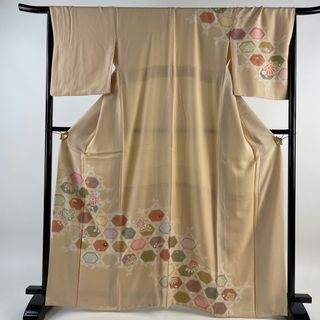 訪問着 身丈165.5cm 裄丈67.5cm 正絹 秀品 【中古】(着物)