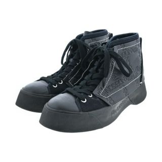 JW Anderson スニーカー EU43(28cm位) 黒(総柄) 【古着】【中古】