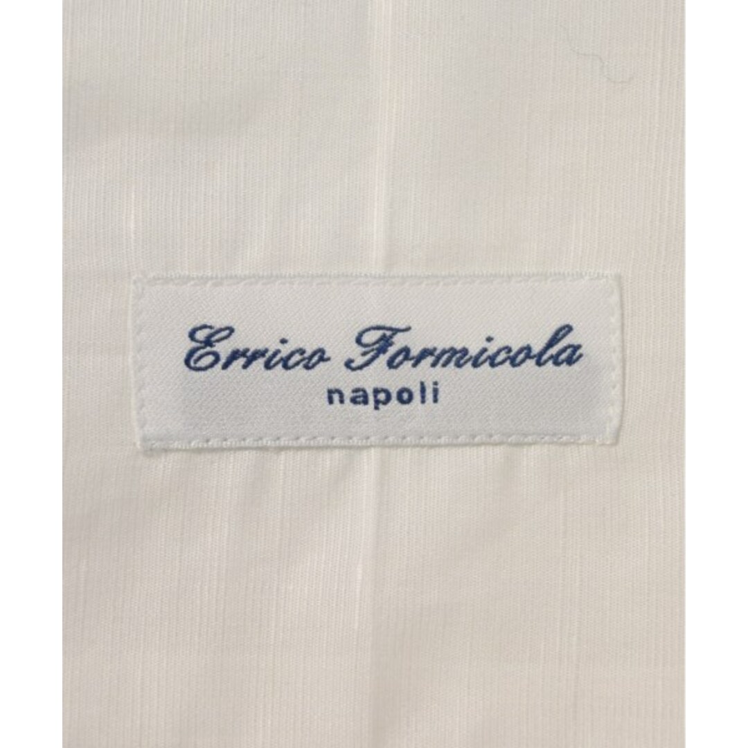 ERRICO FORMICOLA(エッリコフォルミコラ)のErrico Formicola ドレスシャツ 41(XL位) 白 【古着】【中古】 メンズのトップス(シャツ)の商品写真