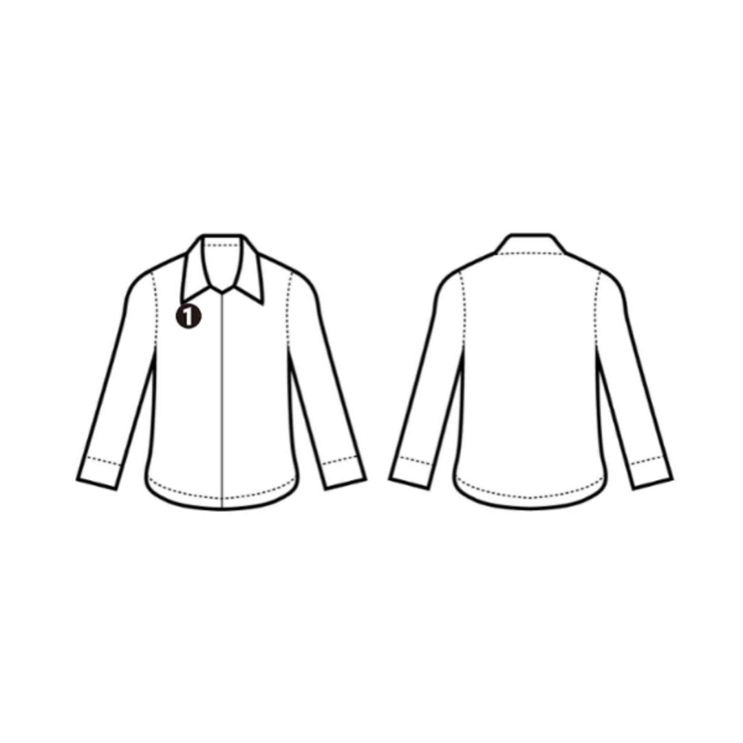 ERRICO FORMICOLA(エッリコフォルミコラ)のErrico Formicola ドレスシャツ 41(XL位) 白 【古着】【中古】 メンズのトップス(シャツ)の商品写真
