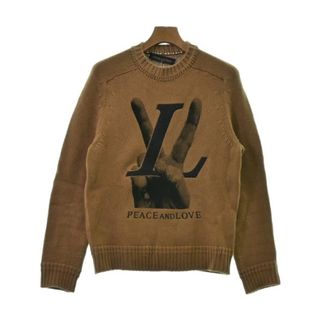 ルイヴィトン(LOUIS VUITTON)のLOUIS VUITTON ルイヴィトン ニット・セーター XS 茶 【古着】【中古】(ニット/セーター)