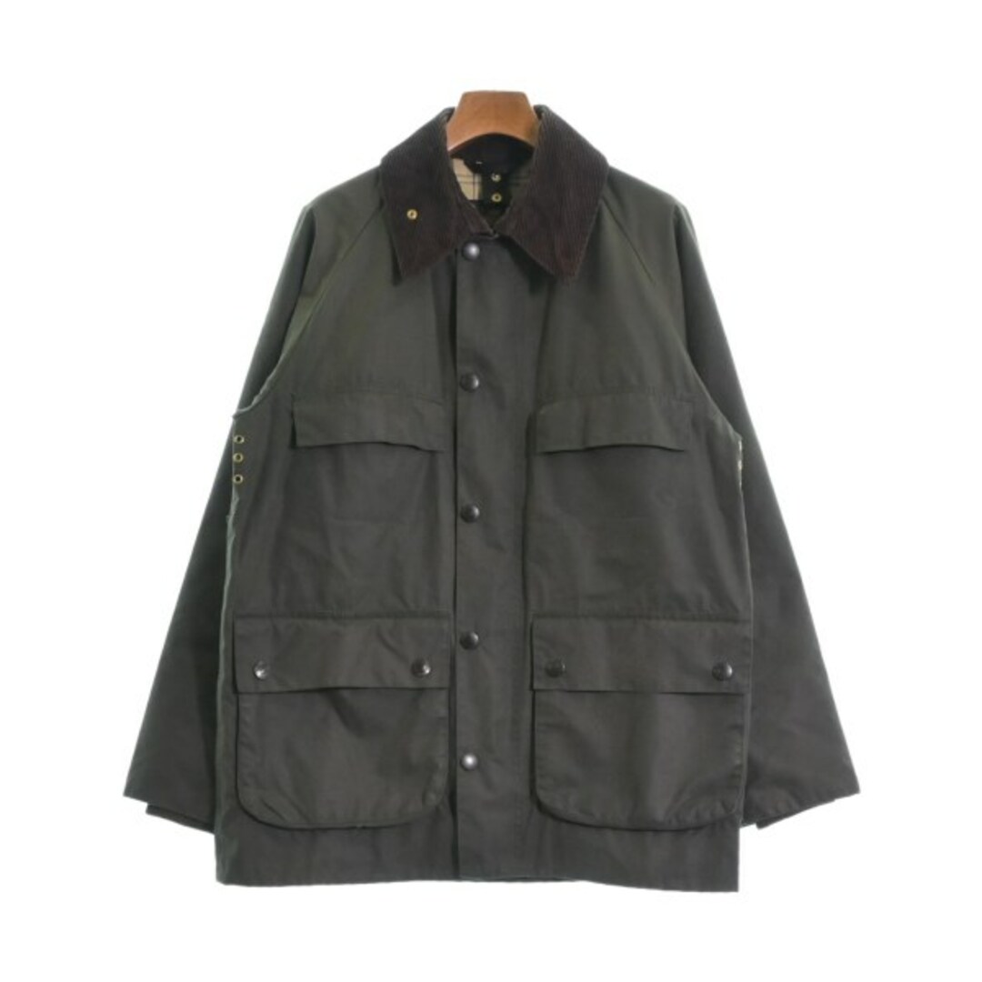 Barbour(バーブァー)のBarbour バブアー カバーオール 36(XS位) カーキ 【古着】【中古】 レディースのジャケット/アウター(その他)の商品写真