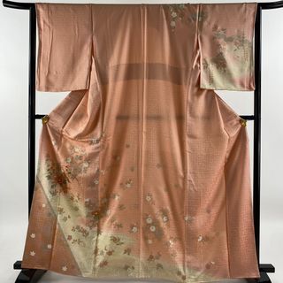 訪問着 身丈164cm 裄丈65cm 正絹 名品 【中古】(着物)